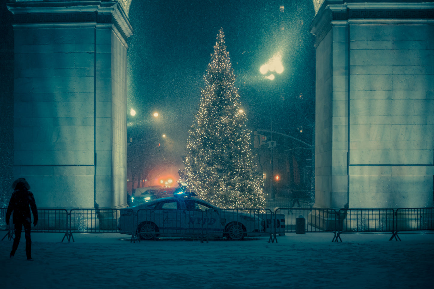 NYPD & Christmas Tree