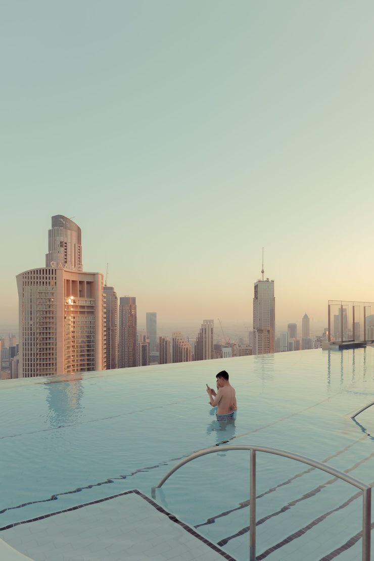 Couple at the Infinity Pool